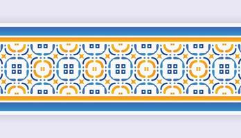 colorful pattern border pattern design vector