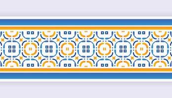 colorful pattern border pattern design vector