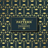 elegant dark and gold geometric pattern background vector