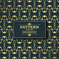 elegant dark and gold geometric pattern background vector