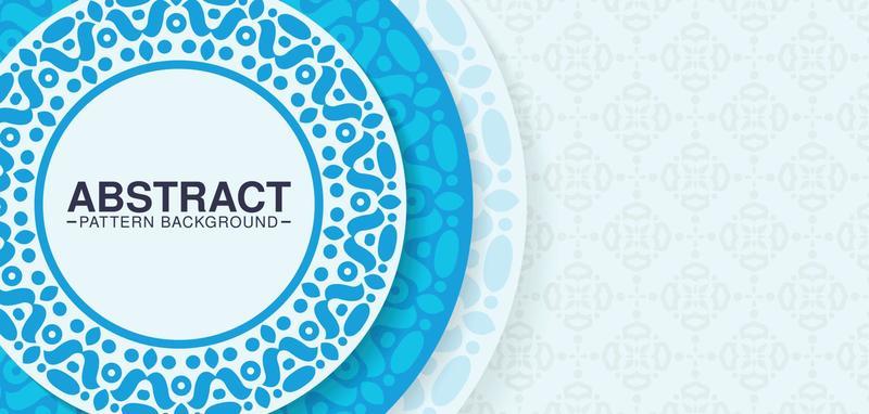 blue circle pattern background design