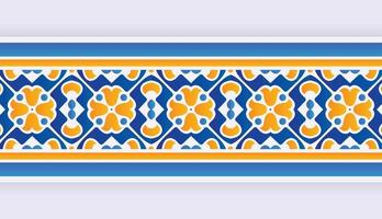 colorful pattern border pattern design vector