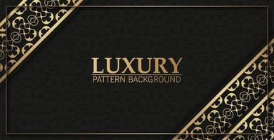 Luxury border ornament pattern background vector