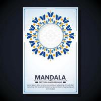 flat color mandala cover collection vector