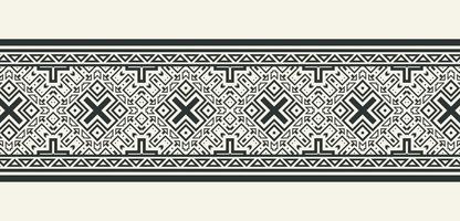flat ornament line pattern design vector