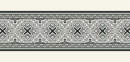 flat ornament line pattern design vector