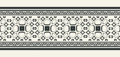 flat ornament line pattern design vector