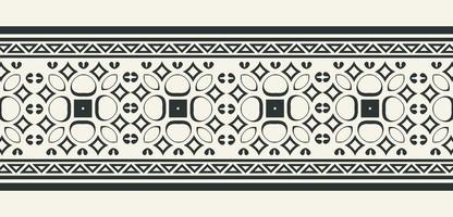 flat ornament line pattern design vector