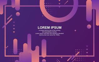 Modern Abstract Gradient Background Template vector