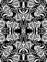 patrón de ornamento floral sin costura patrón floral de vector fondo de tracería ornamento abstracto patrón sin costura ornamental