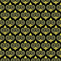 Seamless Pattern Indonesian Batik Background vector