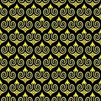 Seamless Pattern Indonesian Batik Background vector