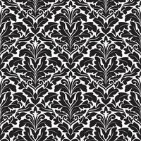 Royal damask seamless pattern for background design vector
