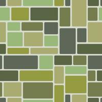 Stone brick wall texture background with seamless pattern vector illustration