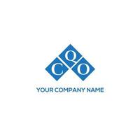 CQO letter logo design on white background. CQO creative initials letter logo concept. CQO letter design. vector