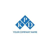 KPD creative initials letter logo concept. KPD letter design.KPD letter logo design on white background. KPD creative initials letter logo concept. KPD letter design. vector