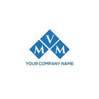 MVM letter logo design on white background. MVM creative initials letter logo concept. MVM letter design. vector