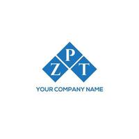 ZPT creatiZPT letter logo design on white background. ZPT creative initials letter logo concept. ZPT letter design.ve initials letter logo concept. ZPT letter design. vector