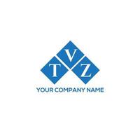 TVZ creative initials letter logo concept. TVZ letter design.TVZ letter logo design on white background. TVZ creative initials letter logo concept. TVZ letter design. vector