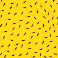 Ripe passion fruit background with seeds. Vector illustration.