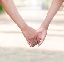 Father and son hand photo