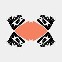 vector illustration abstract hand drawn unique and beautiful set of texture ethnic decorations and traditional icons for decoration