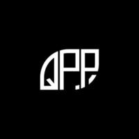 . QPP letter design.QPP letter logo design on black background. QPP creative initials letter logo concept. QPP letter design.QPP letter logo design on black background. Q vector