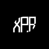 XPR creative initials letter logo concept. XPR letter design. vector
