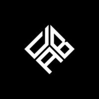 DAB letter logo design on black background. DAB creative initials letter logo concept. DAB letter design. vector