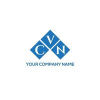 concepto de logotipo de letra de iniciales creativas cvn. cvn letter design.cvn letter logo design sobre fondo blanco. concepto de logotipo de letra de iniciales creativas cvn. diseño de letras cvn. vector