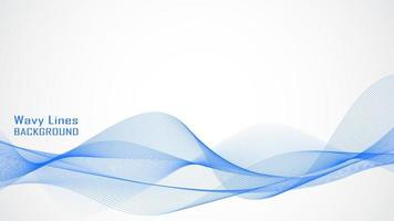 Abstract motion wave gradient line background vector