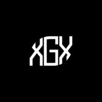 Diseño de letras xgx. Diseño de logotipo de letras xgx sobre fondo negro. concepto de logotipo de letra de iniciales creativas xgx. Diseño de letras xgx. Diseño de logotipo de letras xgx sobre fondo negro. X vector