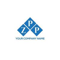 ZPP letter logo design on white background. ZPP creative initials letter logo concept. ZPP letter design. vector