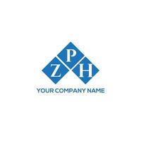 ZPH creative initials letter logo concept. ZPH letter design.ZPH letter logo design on white background. ZPH creative initials letter logo concept. ZPH letter design. vector