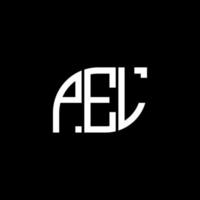 diseño de logotipo de letra pdl sobre fondo negro.concepto de logotipo de letra inicial creativa pdl.diseño de letra vectorial pdl. vector