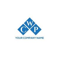 CWP creative initials letter logo concept.  CWP letter design. CWP letter logo design on white background.  CWP creative initials letter logo concept.  CWP letter design. vector