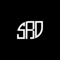 SRO letter logo design on black background. SRO creative initials letter logo concept. SRO letter design. vector