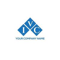 diseño de logotipo de letra ivc sobre fondo blanco. concepto de logotipo de letra de iniciales creativas de ivc. diseño de letras ivc. vector