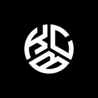 . KCB creative initials letter logo concept. KCB letter design.KCB letter logo design on black background. KCB creative initials letter logo concept. KCB letter design. vector
