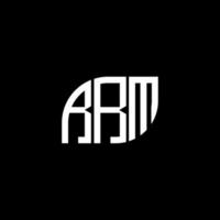 RRM letter logo design on black background. RRM creative initials letter logo concept. RRM letter design. vector