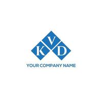 KVD letter logo design on white background. KVD creative initials letter logo concept. KVD letter design. vector