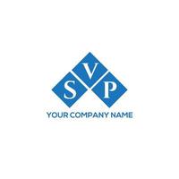 SVP creative initials letter logo concept. SVP letter design.SVP letter logo design on white background. SVP creative initials letter logo concept. SVP letter design. vector