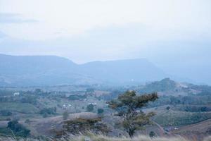 Khao Kho, a mountainous landscape surrounding Thailand. photo