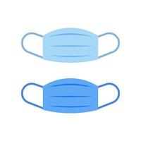 Mask flat design isolated on white background. vector