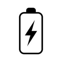 Battery icon isolated on white background vector