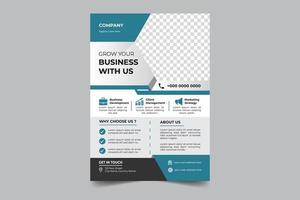 Corporate Flyer design template vector