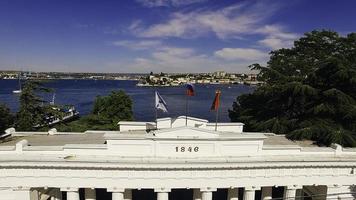 Aerial view of The Count's Wharf. Sevastopol, Crimea photo