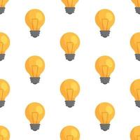 Different physics devices. Vector illustration of a light bulb pattern.