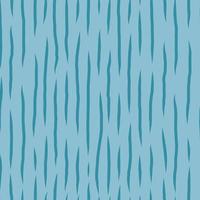 Blue Zebra Pattern, Seamless Pattern, Hand drawn, Premium Vector