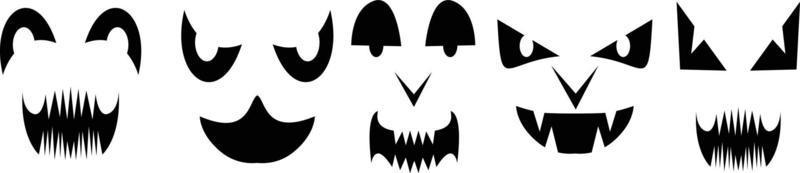 ghost or devil face vector illustration, to celebrate halloween